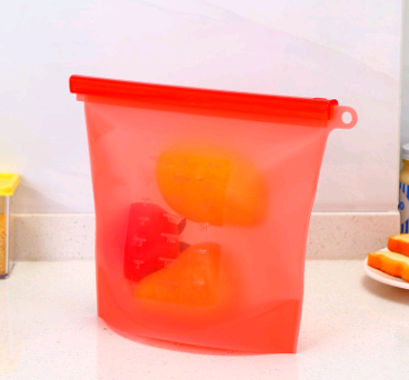 Silicone fresh-keeping bag vacuum sealed