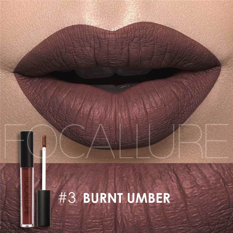 5 Colors Matte Liquid Lipgloss Metallic Lipstick