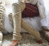 Solid color knee socks