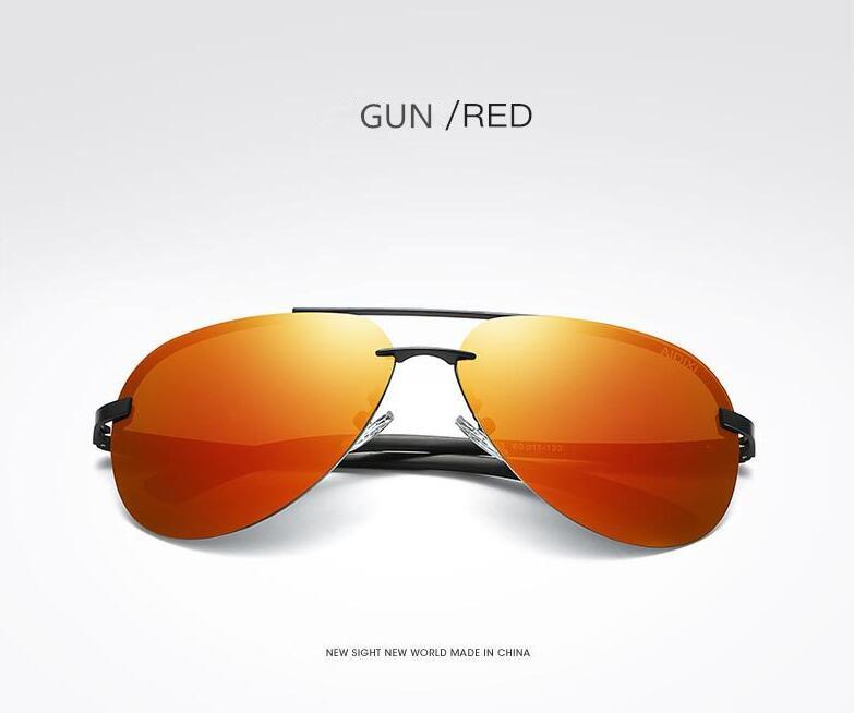 Aluminium magnesium polarized sunglasses men
