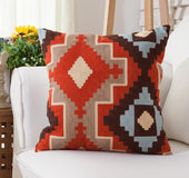 Sofa embroidered pillow cover