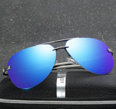 Aluminium magnesium polarized sunglasses men