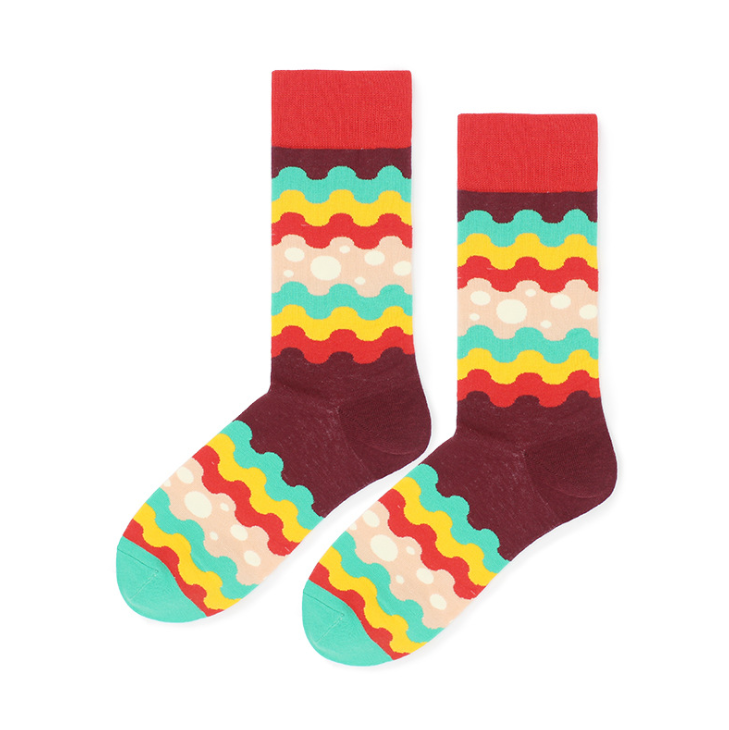 Classic striped socks men's street socks