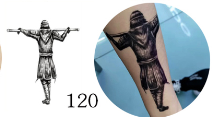 Waterproof tattoo sticker