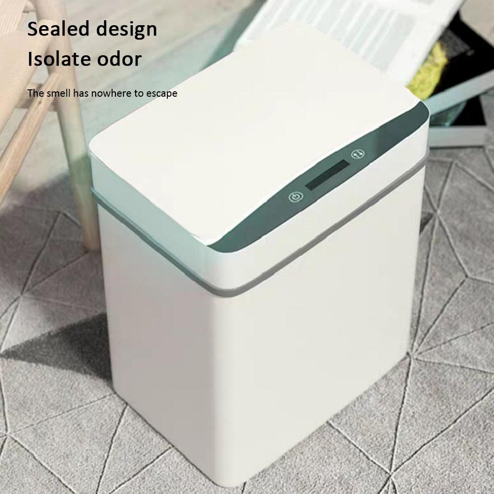 Automatic Induction Flip Trash Can