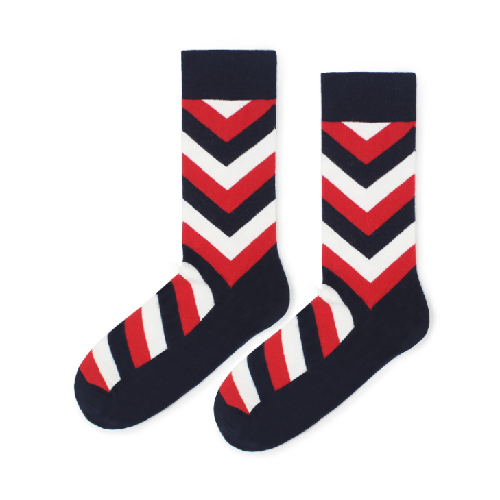 Classic striped socks men's street socks