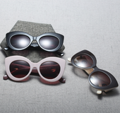 Cat eye PC lens sunglasses