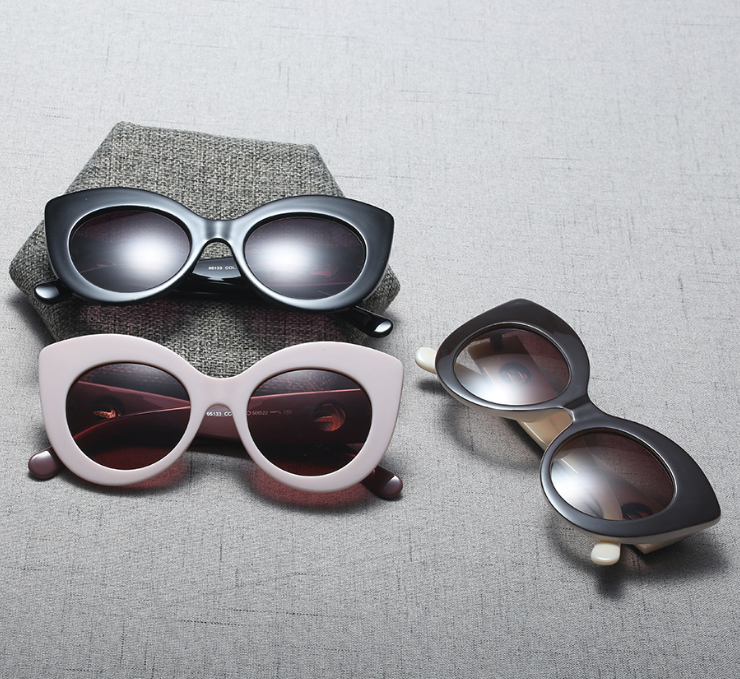 Cat eye PC lens sunglasses