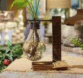 Iron plants vase ornaments