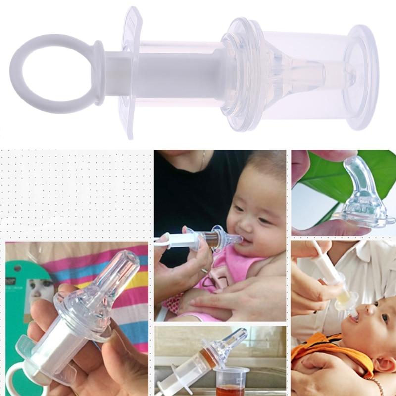 Baby syringe feeder