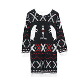 Christmas knitted skirt