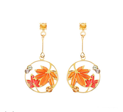 Maple earrings