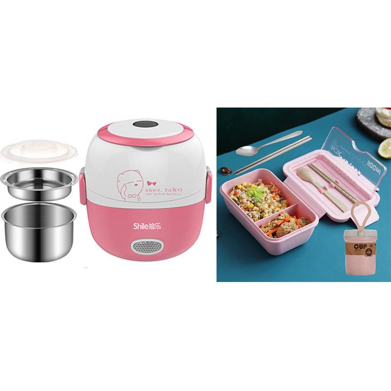 Pluggable heating lunch box