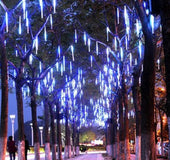 Led meteor rain light lantern flashing lights engineering lighting Christmas tree decoration lights waterproof hanging tree lights marquee