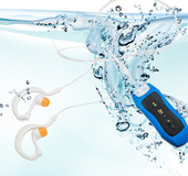 Bluetooth mini headset mp3 running swimming without screen creative mp3 4G/8G