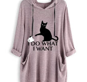 I Do What I Want Cat Shirt