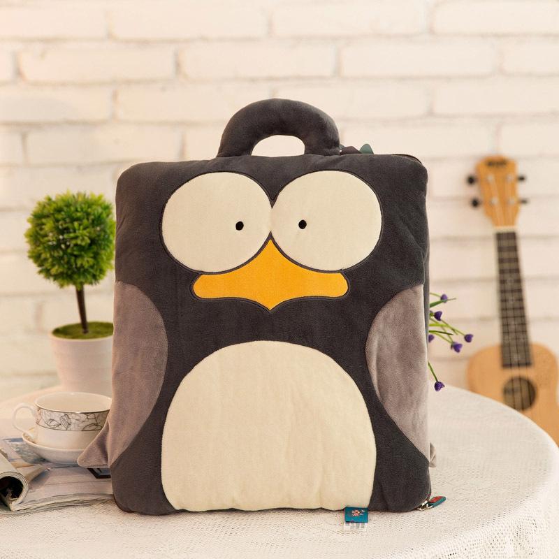 Cartoon pillow blanket plush toy
