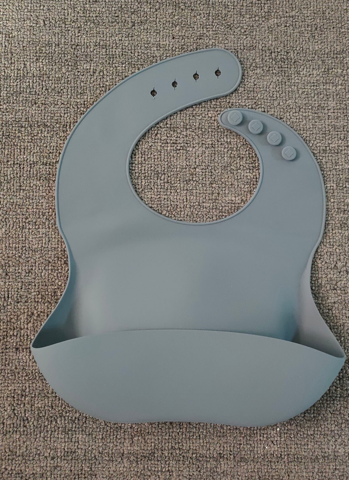 Soft Waterproof Silicone Baby Bib with Food Catcher, Baby Silicone Bib
