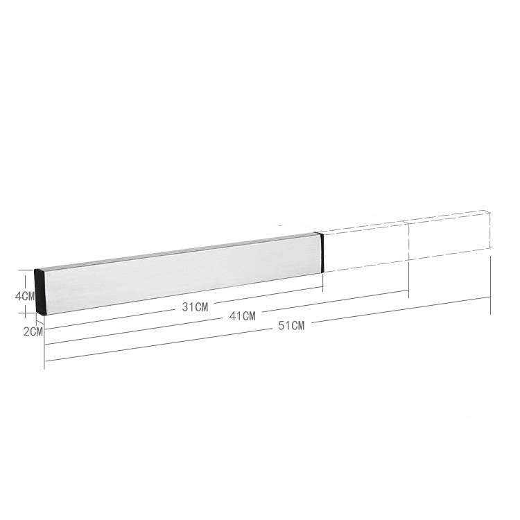 [one generation] creative European 304 stainless steel magnetic knife frame strong kitchen cutter collector wholesale