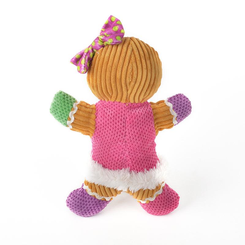 Pet big gingerbread man christmas toy