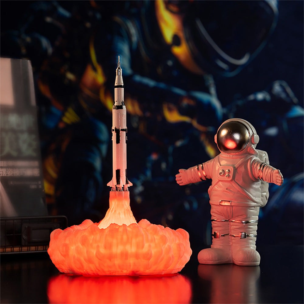 Lampara cohete espacial