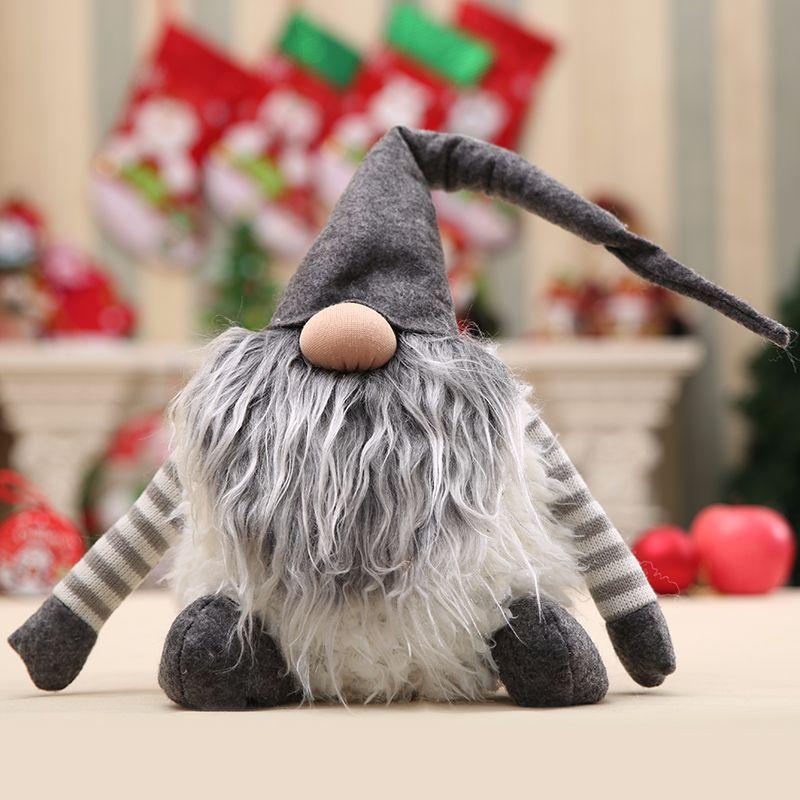 Cartoon christmas decoration doll faceless doll