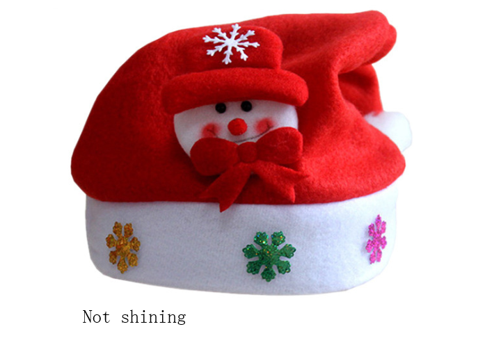 LED glowing christmas hat