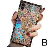 Ethnic style sub-blue ring bracket mobile  | IPhone