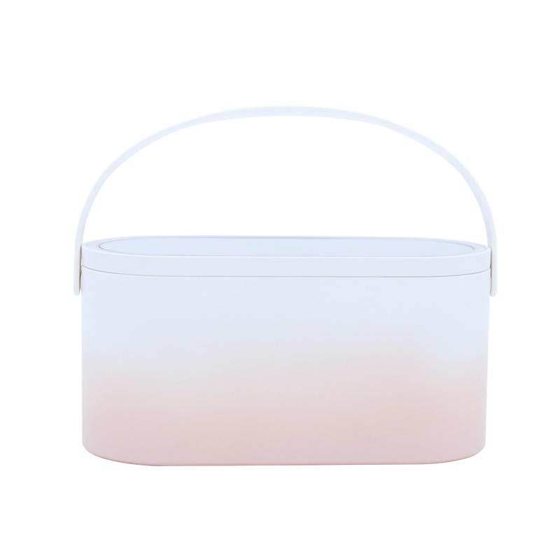 Led table contains cosmetic mirror