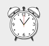 Cartoon second meta-abnormal graffiti clock bedroom living room lovable creative silent clock quartz clock wall clock