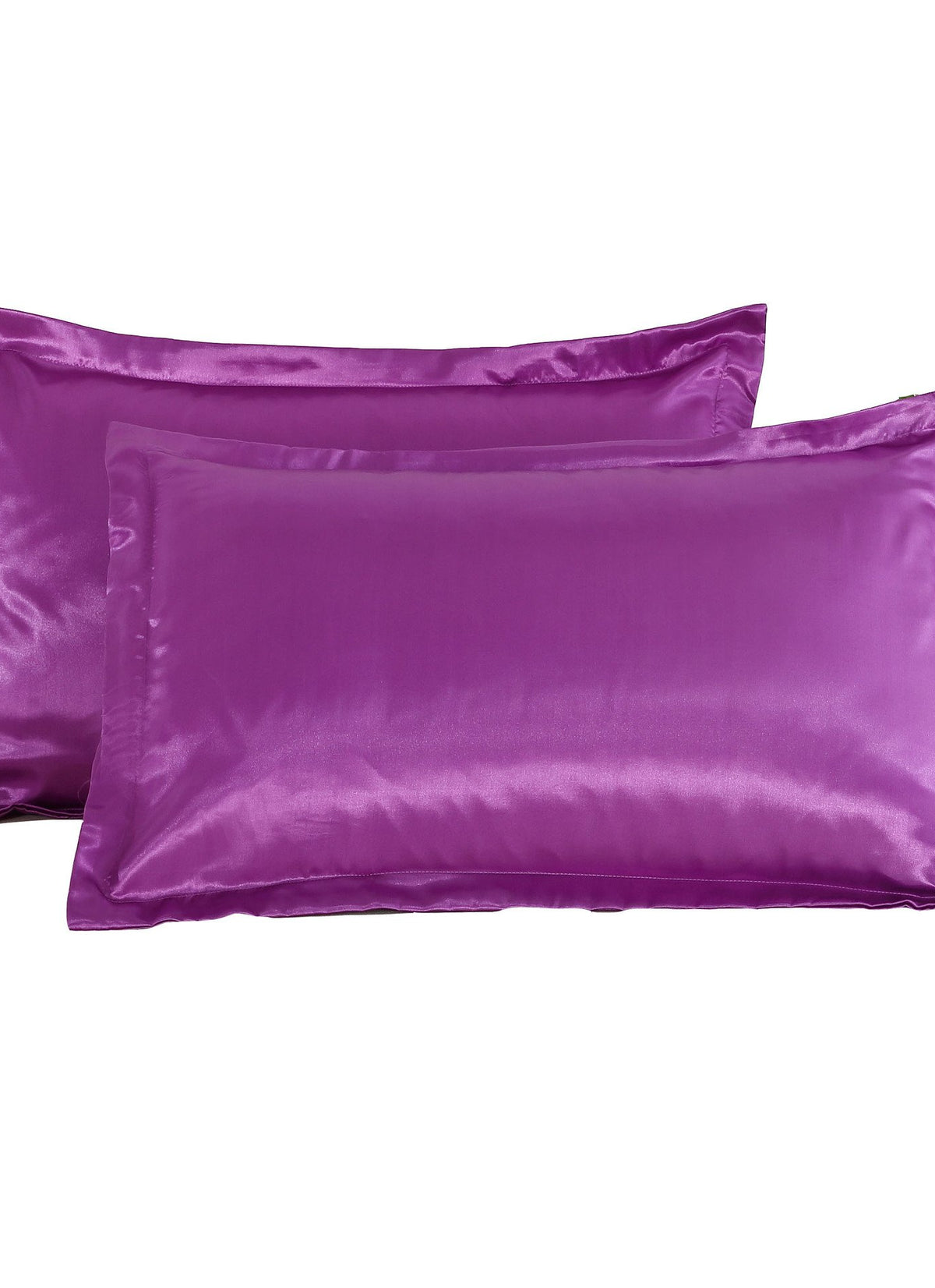 Pure color silk single pillow case