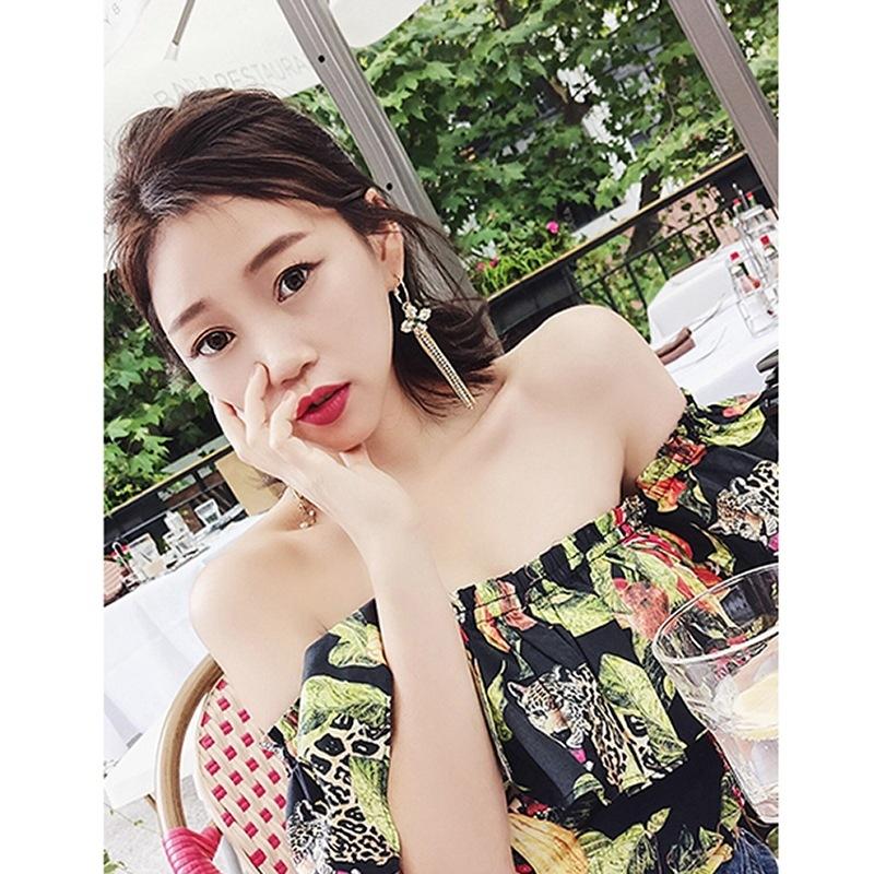Vintage Asymmetric Pearl Tassel Earrings