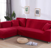 Tight Wrap Sofa Cover Elastic 2 Pieces Sofa Cover If L Style Piece Corner Sofa