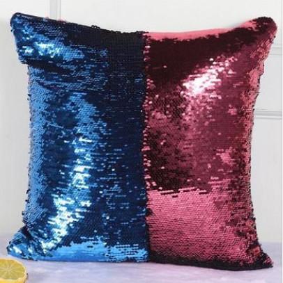 Double color double color encrypt bolster cover pillow case