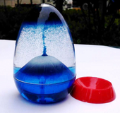 Movement Liquid Hourglass Creative Volcano Oil Sandglass Home Decor Craft Glass Ornaments Sand Timer Christmas Valentine Gifts