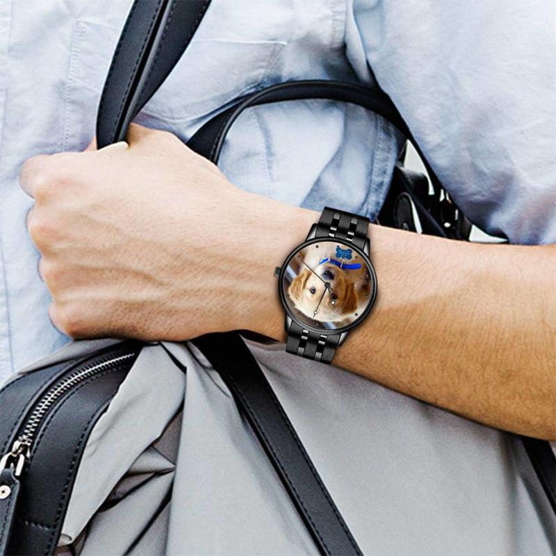Engraved  Bracelet Photo Watch