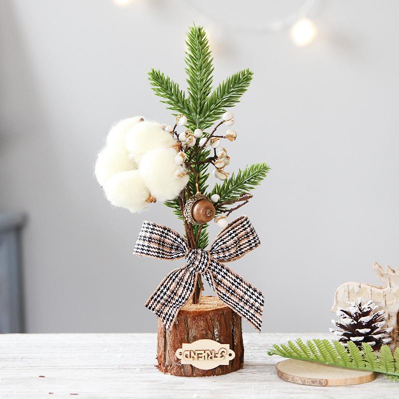 Christmas wrought iron small Christmas tree ornaments