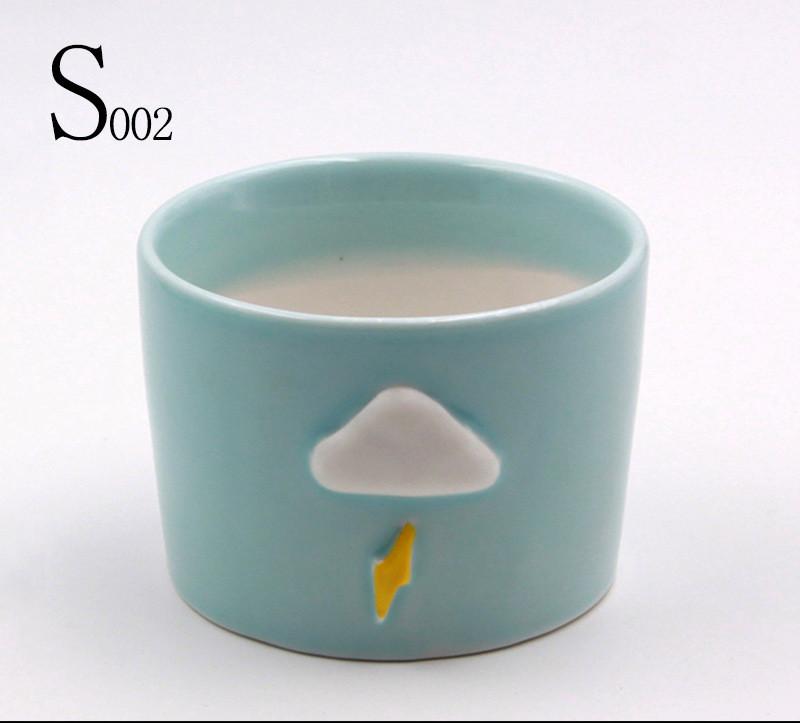 Weather creative ceramic flowerpot