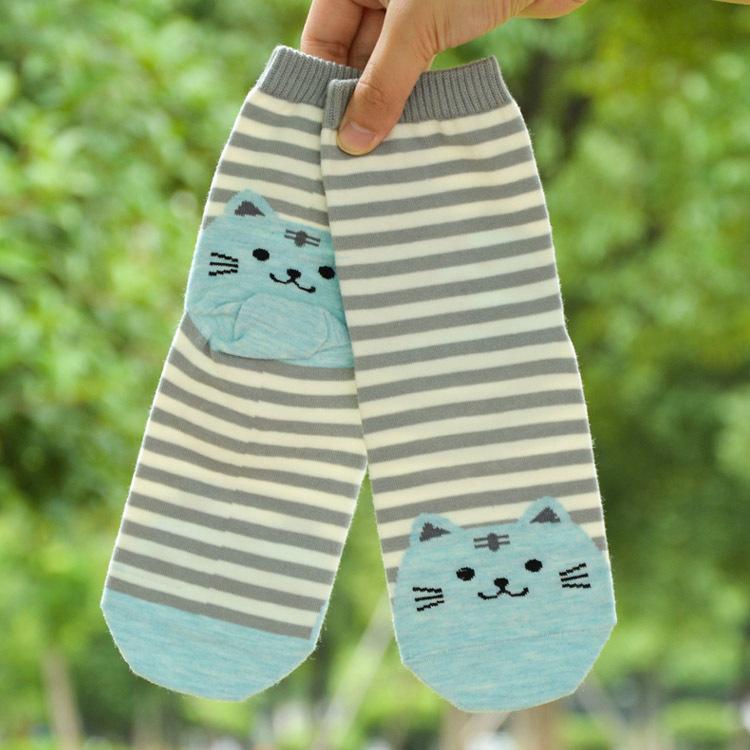 Korean cartoon socks ladies
