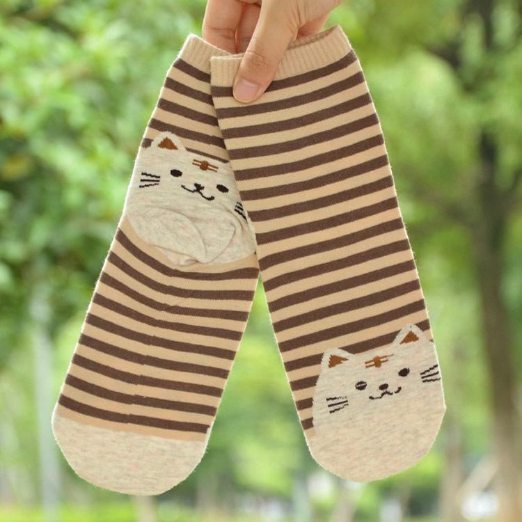 Korean cartoon socks ladies
