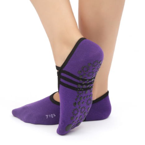 Non-slip yoga socks ballet style
