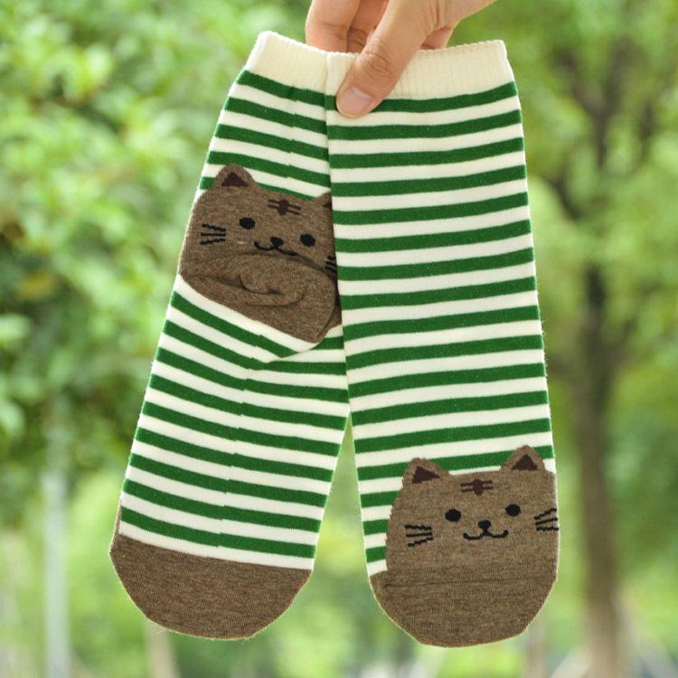 Korean cartoon socks ladies
