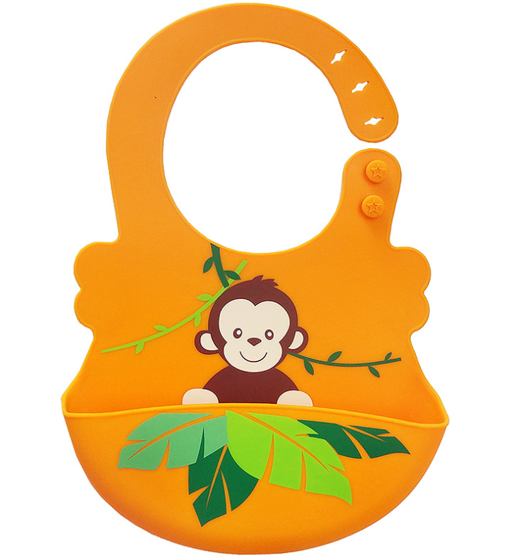 16 styles JJOVCE Children''s and Infants Silica Adjustable Stereo Bib Waterproof Soft Bib Food Bib/Copyright Products