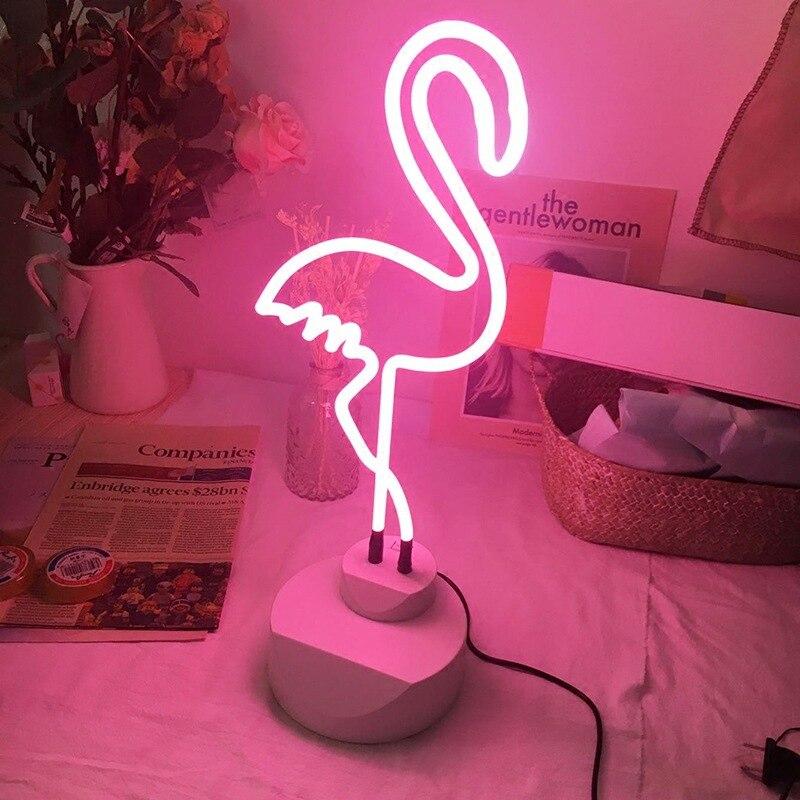 Flamingo Lights Neon Creative Night Lights