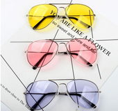 Gold Frame Vegas Sunglasses