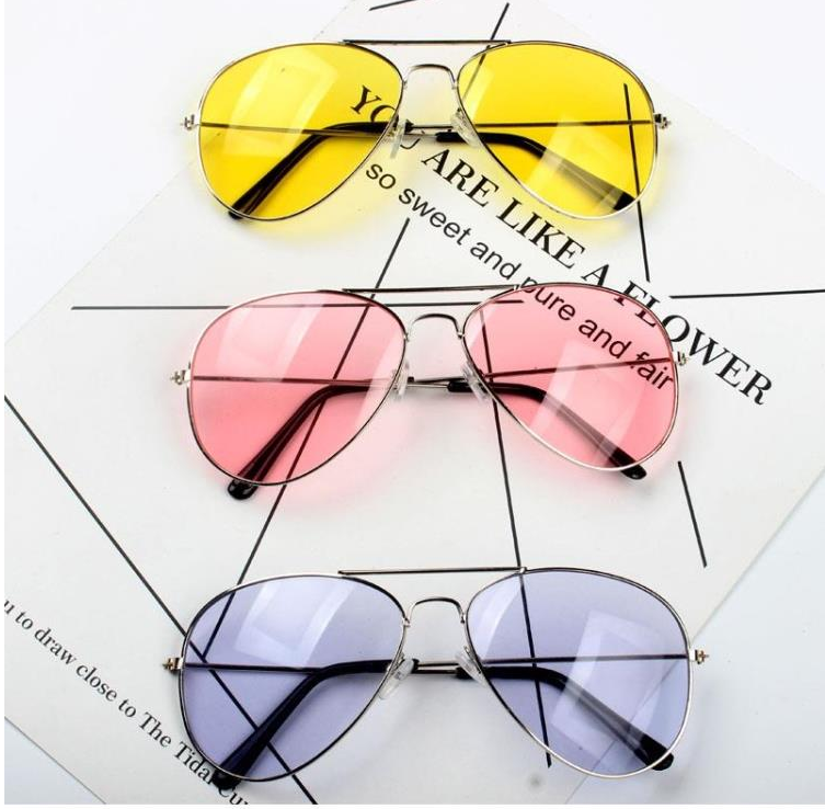 Gold Frame Vegas Sunglasses