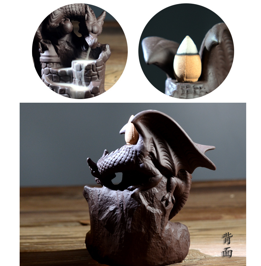 Pterosaur  incense burner ornamental aromatherapy
