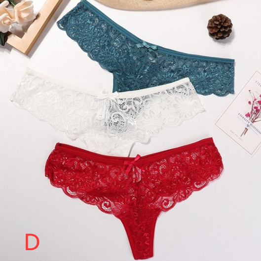 Woman lace thong