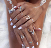 Seven-piece rings Set