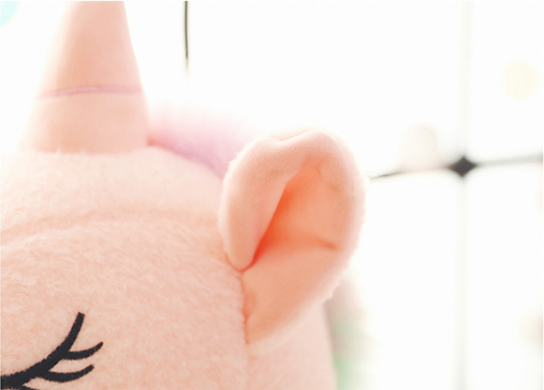 Plush unicorn toy